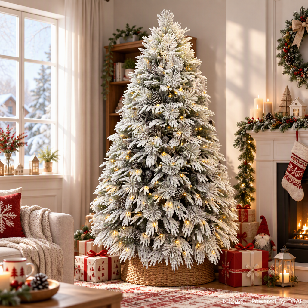 Creative office Christmas tree decorations, festival culture, festival atmosphere arrangement, Christmas gift supplies Specification image
