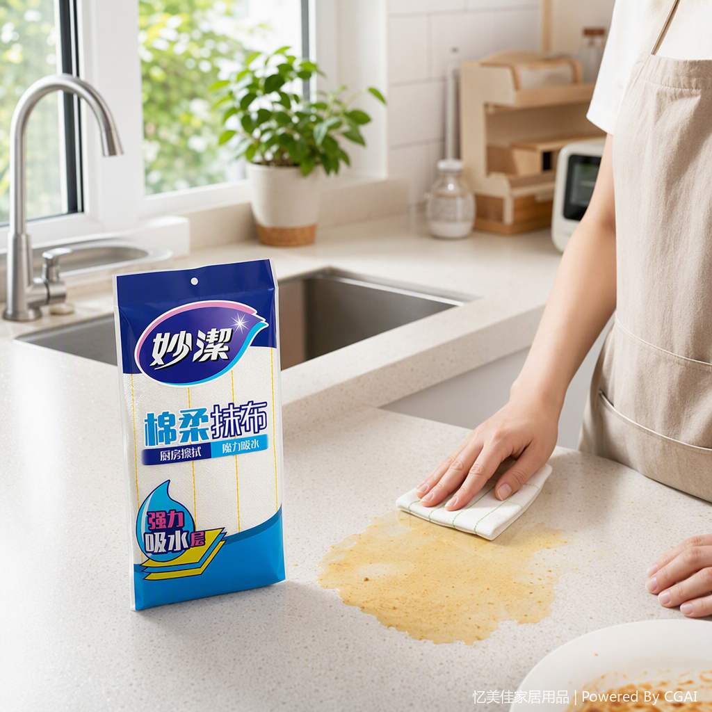 Paño perezoso multifuncional paño de limpieza de casa paño de limpieza de cocina absorbente de agua absorbente de aceite durable y práctico artículos para el hogar Specification image