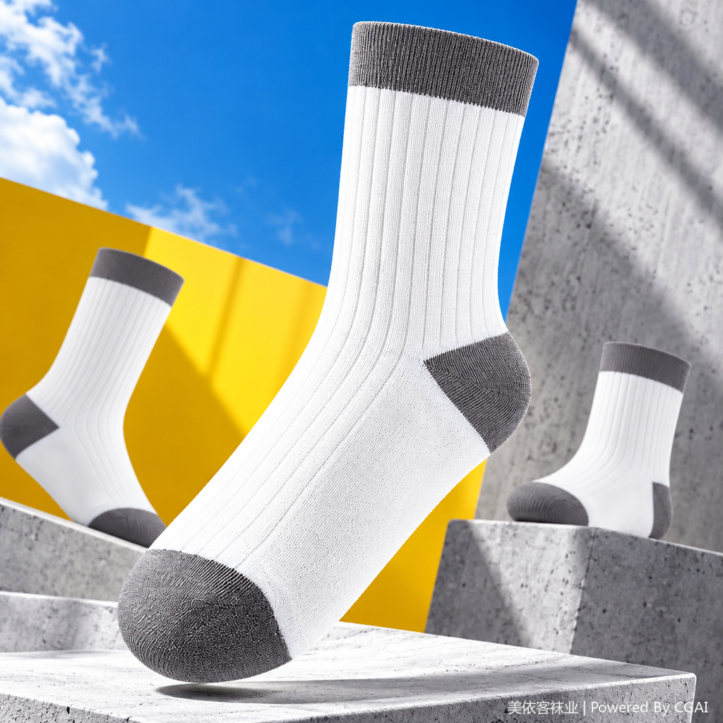 Comfortable, breathable and wear-resistant long-tube sports socks for both women and men, a versatile and casual choice Application Scenario