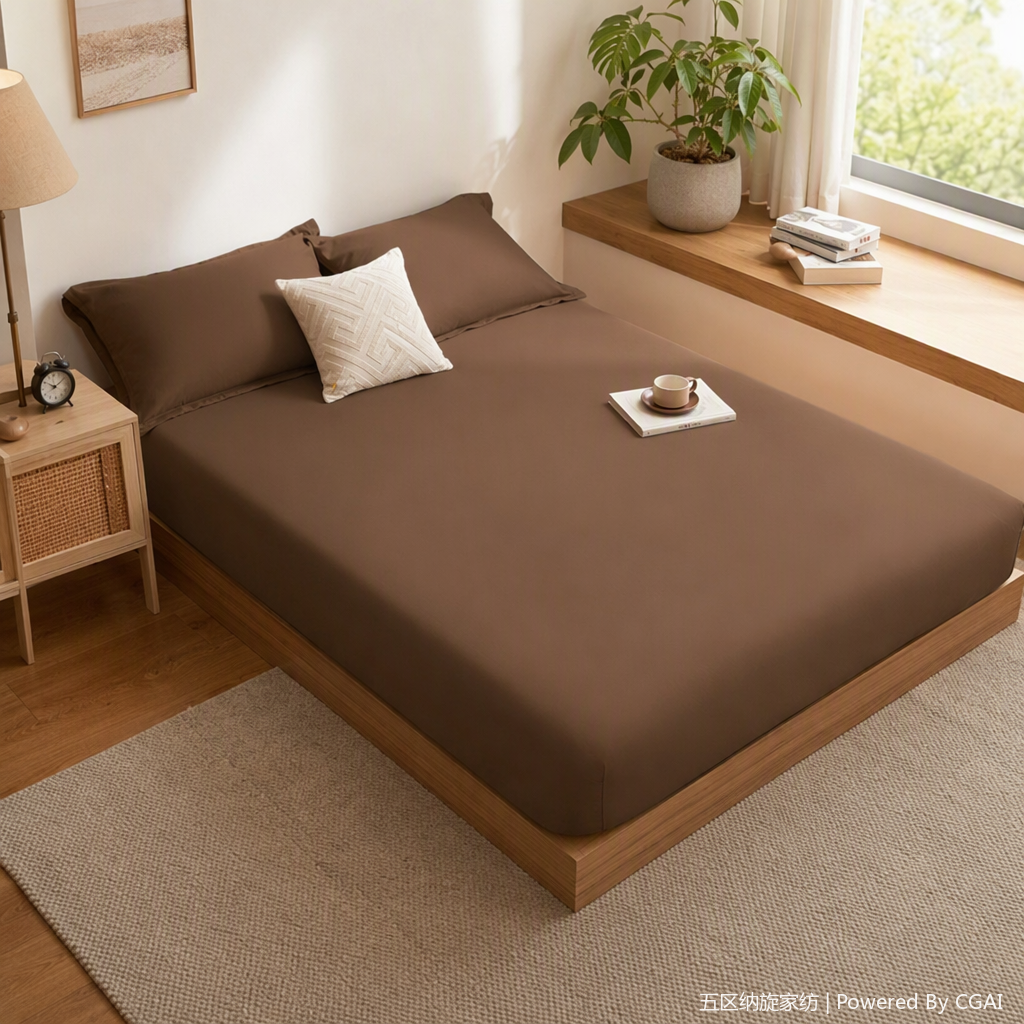 Thick grey bed cover, anti-slip mattress cover, simple and durable bedding, bed linens, bed cover, mattress protection cover pic 3