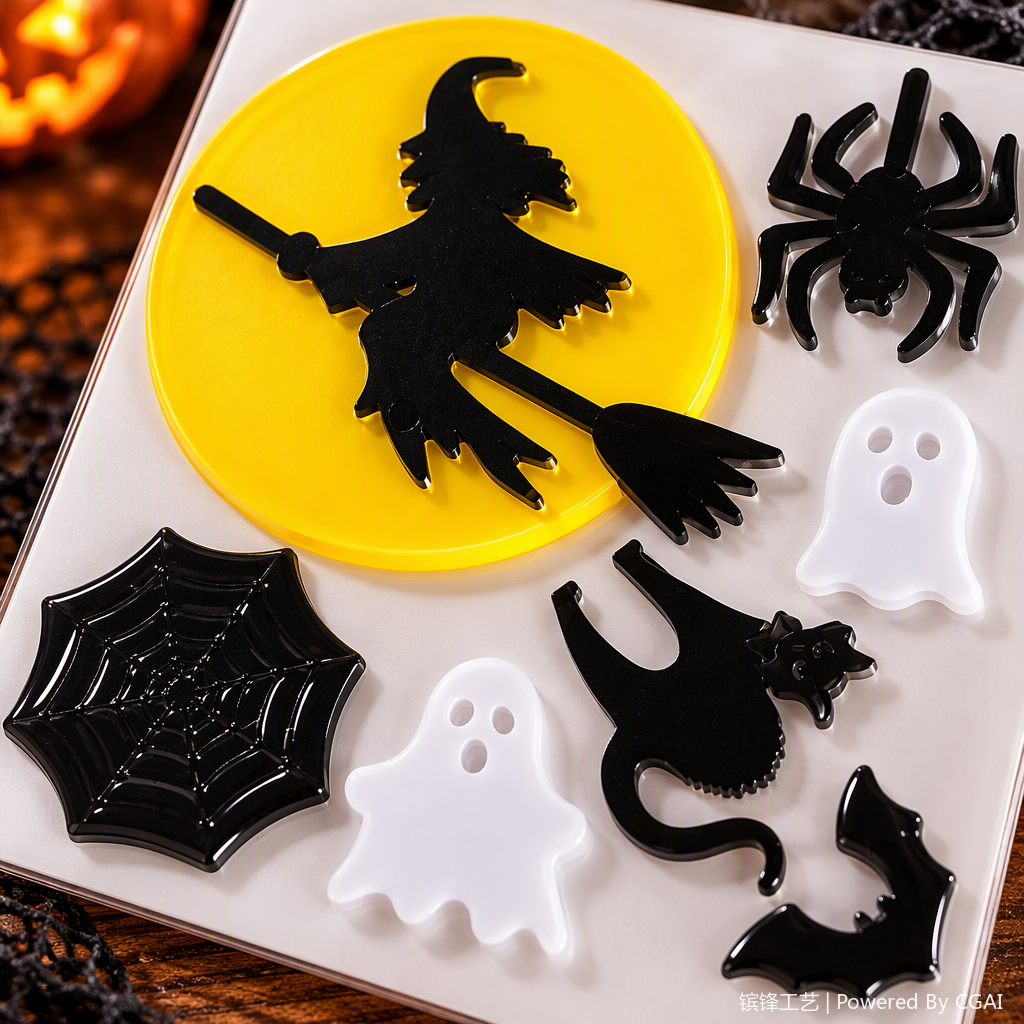 Festival-themed office decorations, Halloween ornaments, creative arrangements, and festive atmosphere supplies Specification image