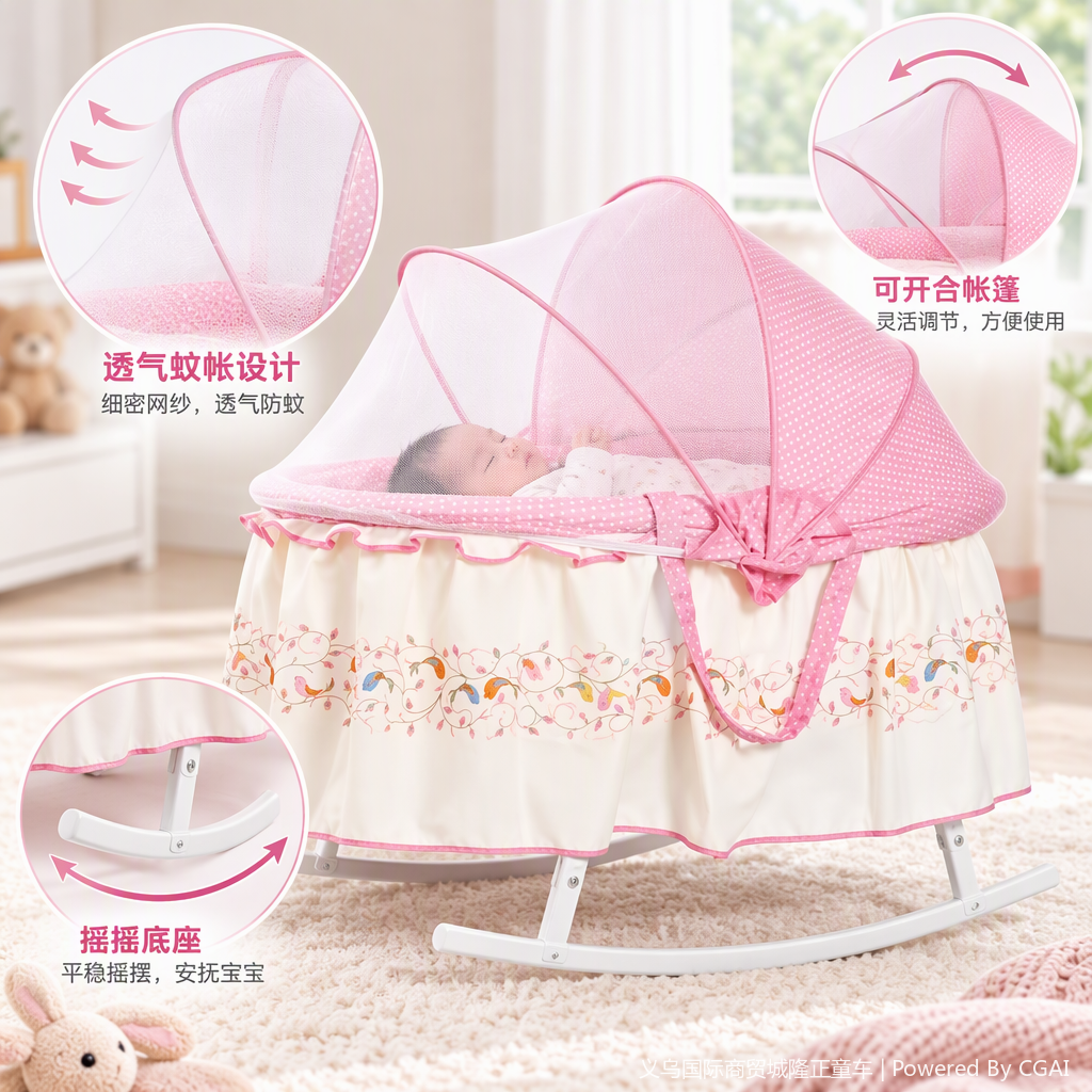 توفير اللوازم اللازمة للمواليد الجدد لاستيراد الكراسي الهزاز المتعددة الأغراض الخاصة بالمهد Specification image