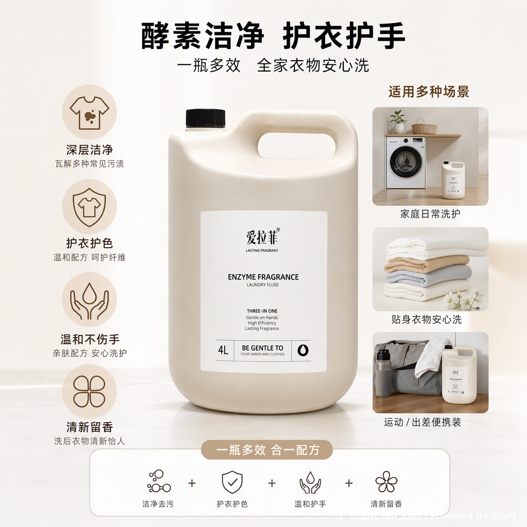 Cleaning and Deodorant-Infused Fragrant Laundry Detergent Cleaning and Deodorant-Infused Fragrant Laundry Detergent