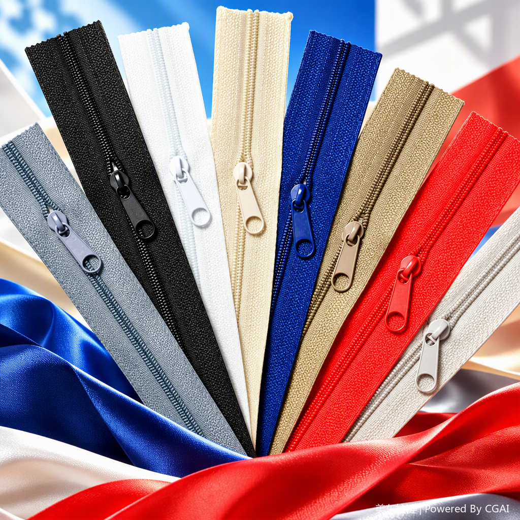 High-quality zipper leather textile accessories are durable, fashionable and available in multiple colors, suitable for clothing, luggage and accessories Application Scenario