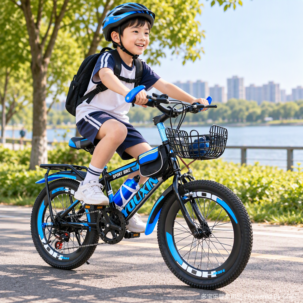 The children's colorful lightweight bicycle is safe and durable, suitable for beginners to ride, exercise and play outdoors details Picture