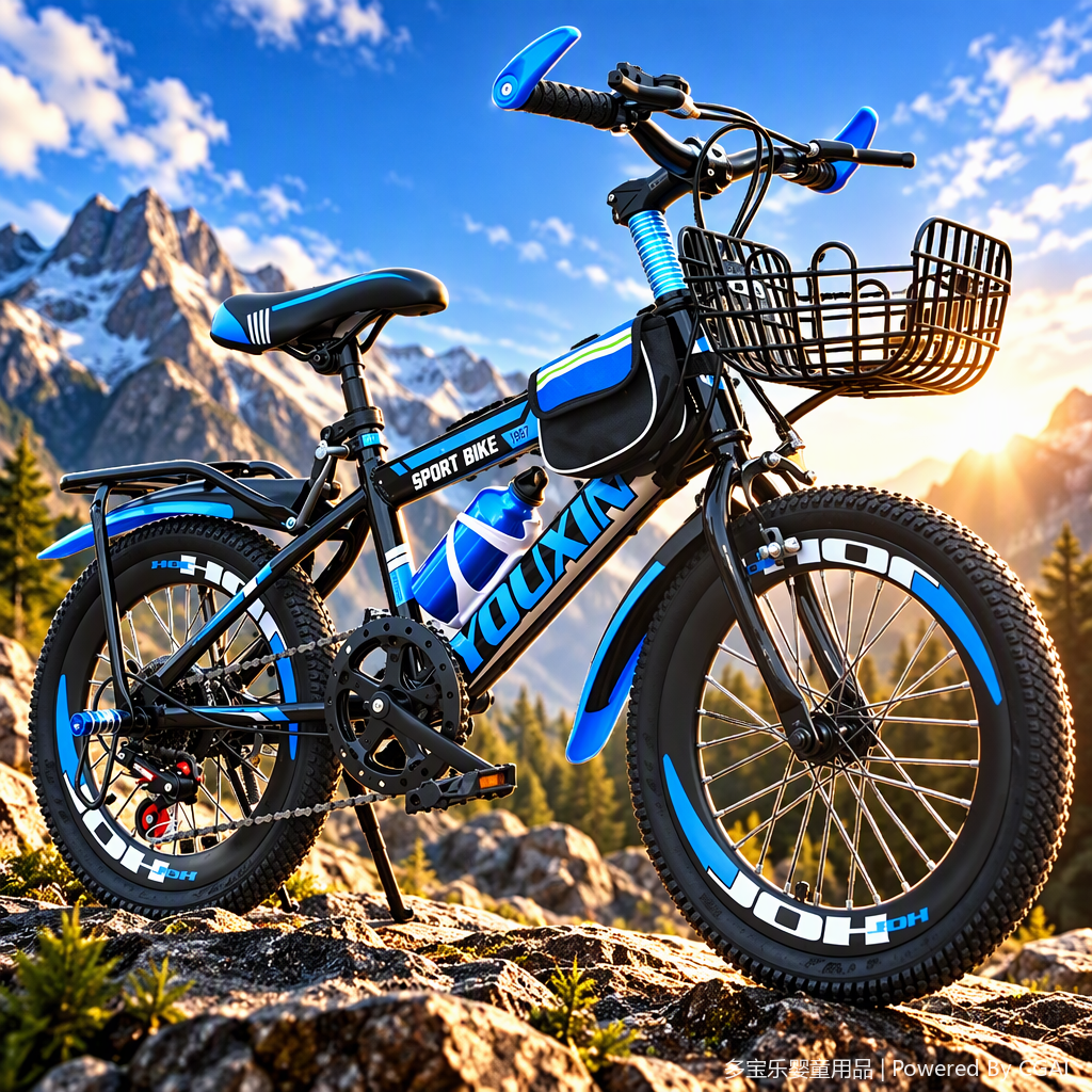 The children's colorful lightweight bicycle is safe and durable, suitable for beginners to ride, exercise and play outdoors Specification image