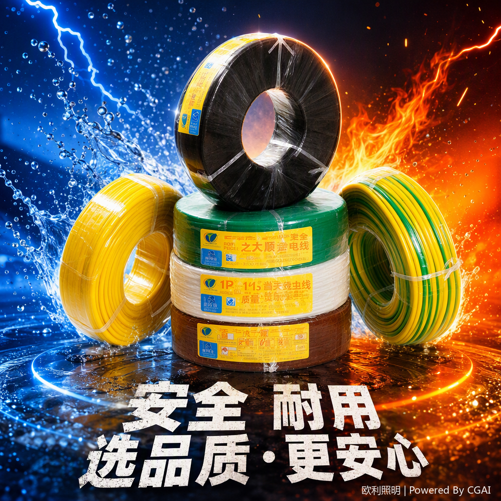 High-performance insulated wires for electrical and electronic use, household assembly line cables, safe and durable multi-core wires Specification image