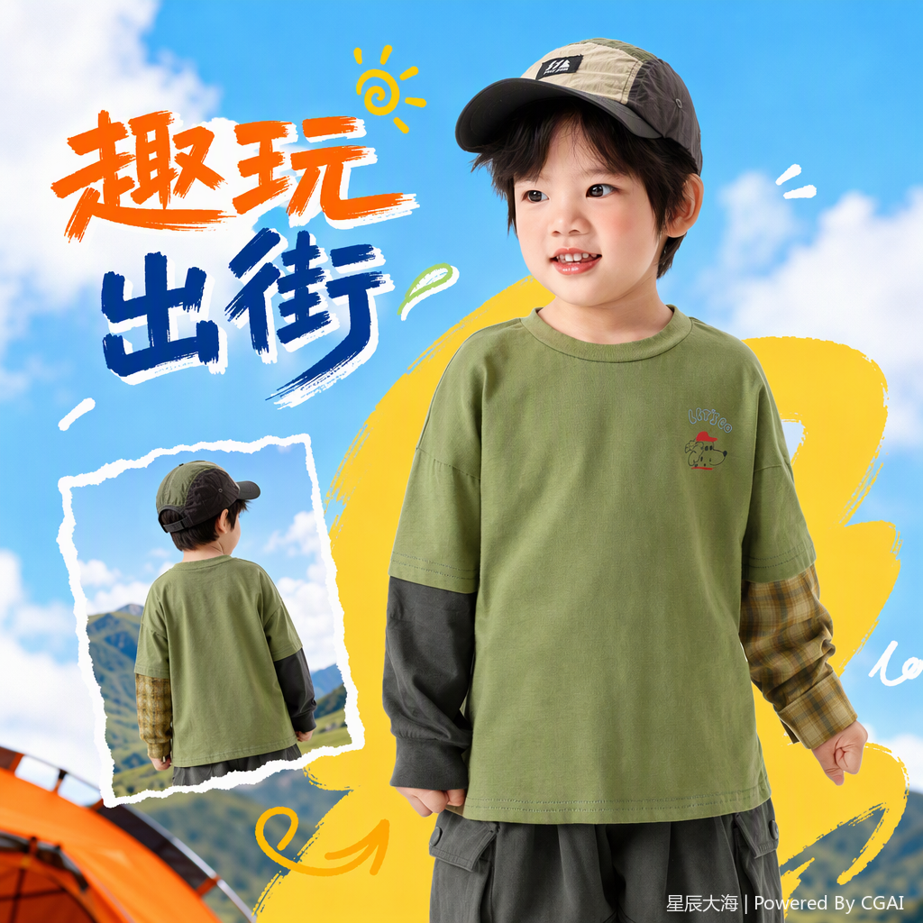 Cute cartoon printed children's clothing for boys and girls, pure cotton short-sleeved T-shirts, children's summer casual and versatile children's T-shirts Cute cartoon printed children's clothing for boys and girls, pure cotton short-sleeved T-shirts, children's summer casual and versatile children's T-shirts