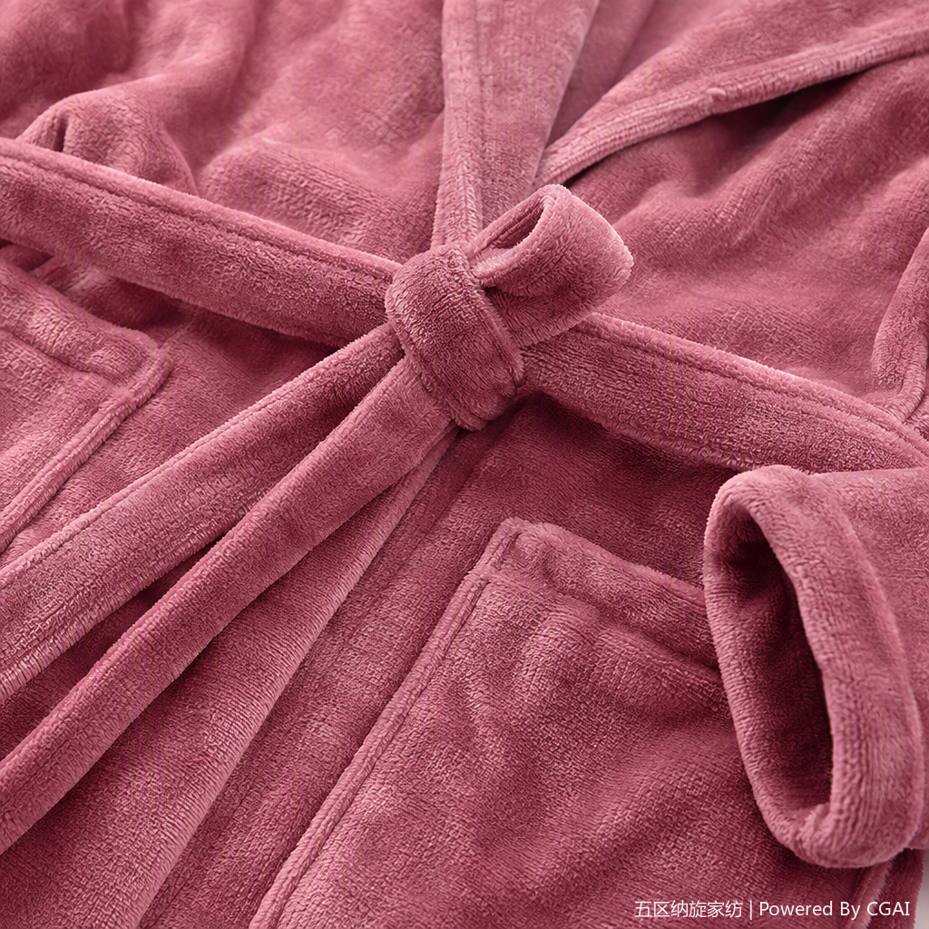 Five female models showcased multi-color suede bathrobes, hotel supplies and moxibustion suits, providing a comfortable experience. Best-selling styles are sold directly by the manufacturer Application Scenario