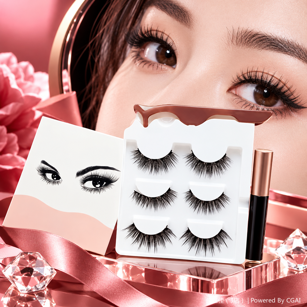 Professional beauty false eyelashes are long-lasting without smudging and naturally thick. Multiple beauty tools suitable for various scenarios