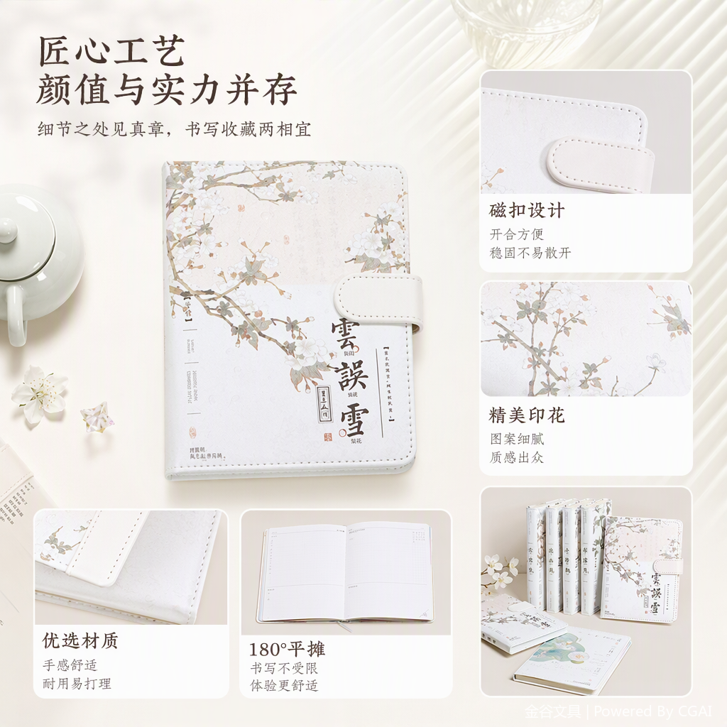 Multi-functional office cultural paper products, notebooks, student notebooks, portable and portable handbooks Application Scenario