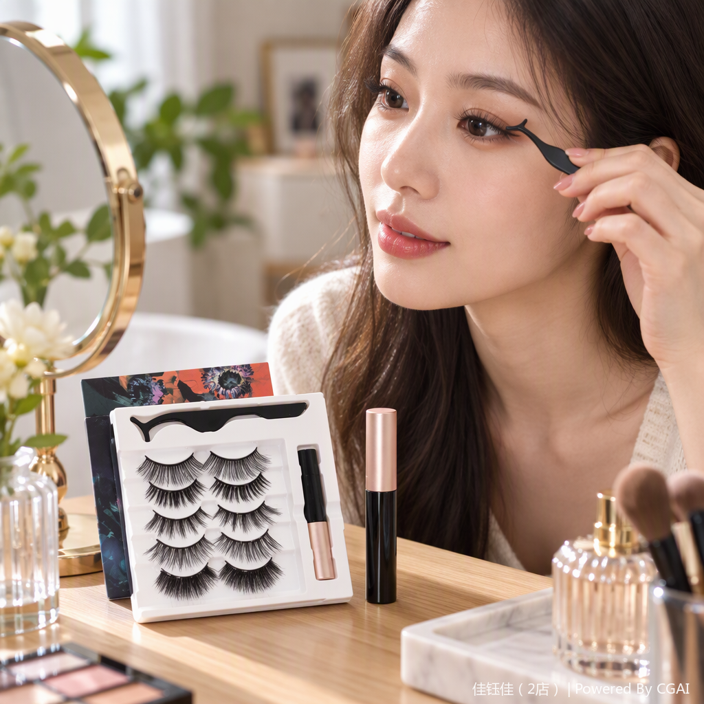 Natural and thick false eyelash makeup tools - A special false eyelash set for long-lasting, slender and thick natural makeup looks Natural and thick false eyelash makeup tools - A special false eyelash set for long-lasting, slender and thick natural makeup looks