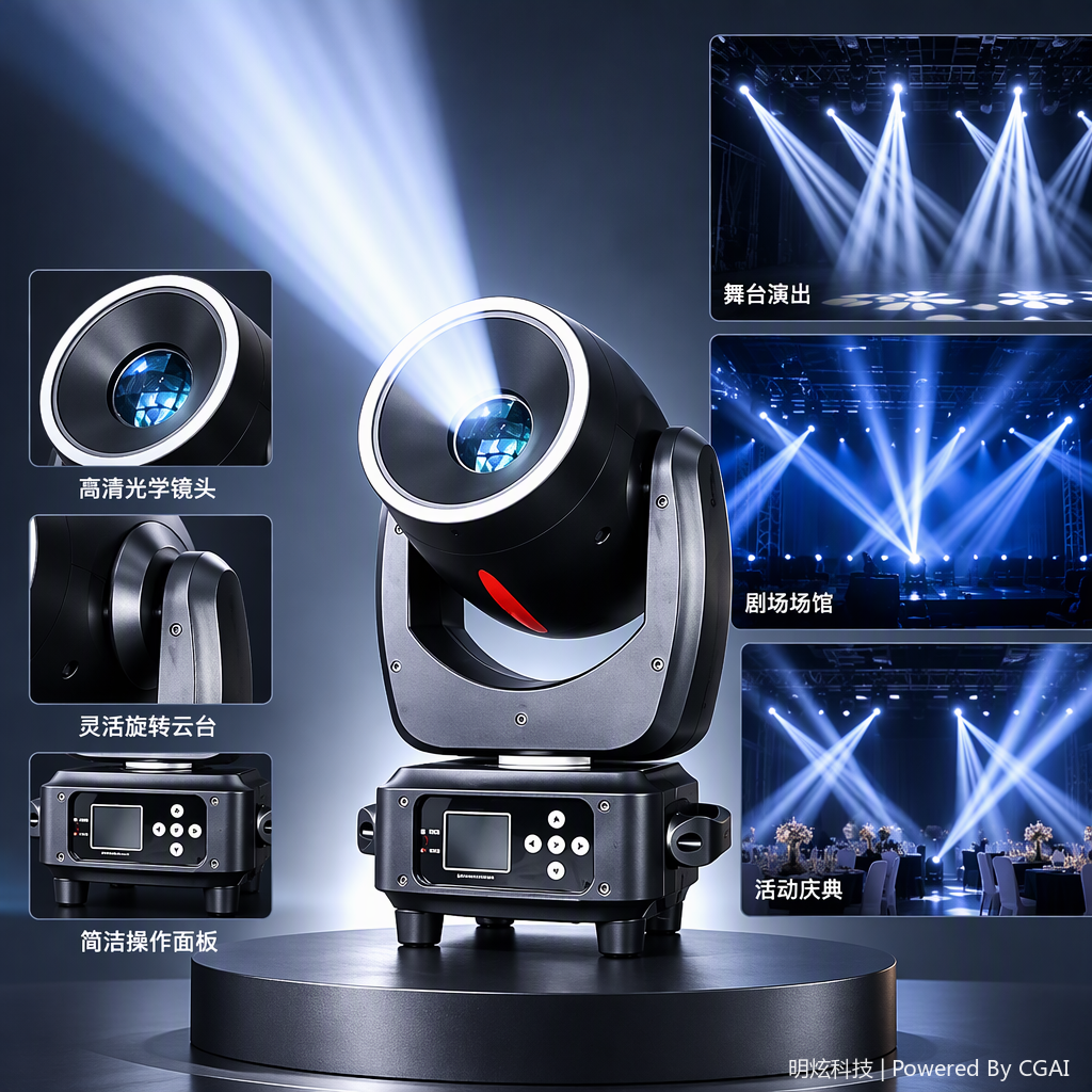 Escenario profesional bobble headlight efectos de luz LED luminaria multifunción equipo de iluminación
