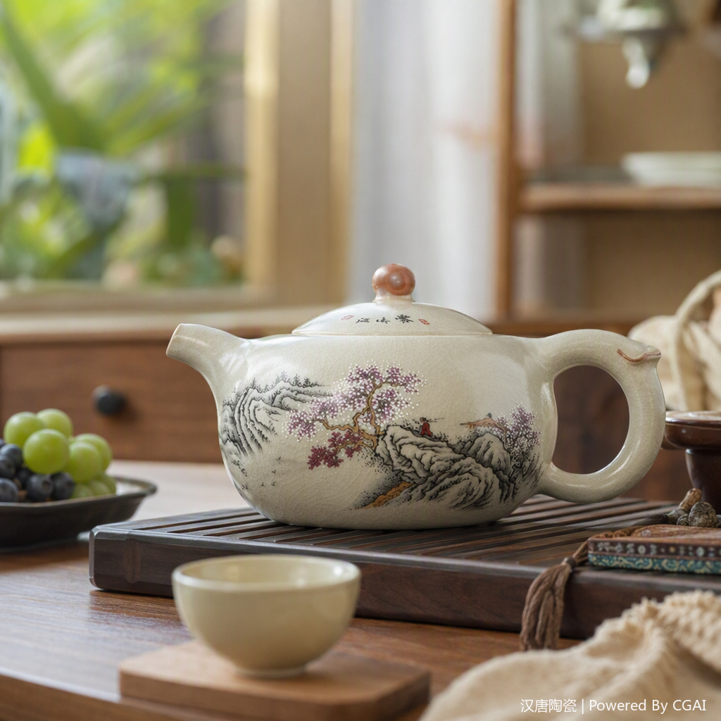 أطباق شاي خزفية متعددة الأغراض لصنع الشاي في المنزل Specification image