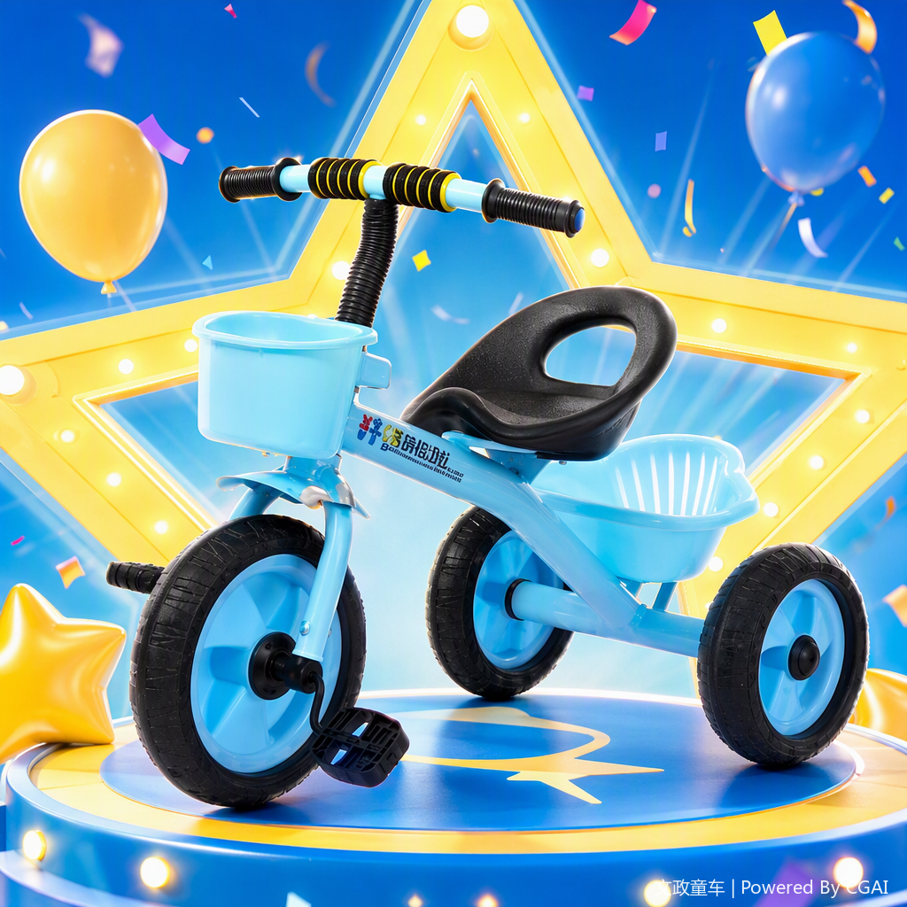 Multi-functional children's tricycle, baby stroller, seat, shoulder strap, baby walker, crib, stroller accessories, children's toys details Picture