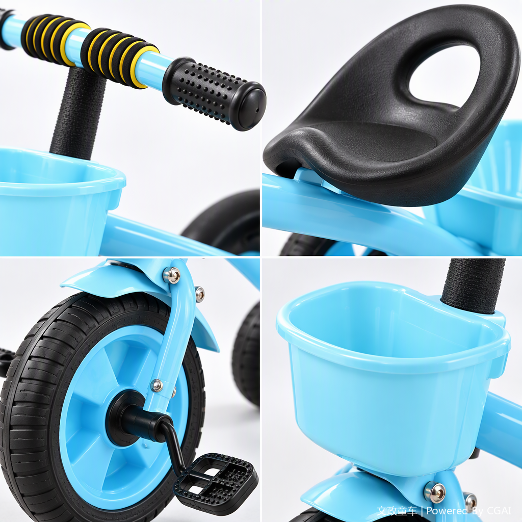 Multi-functional children's tricycle, baby stroller, seat, shoulder strap, baby walker, crib, stroller accessories, children's toys Application Scenario