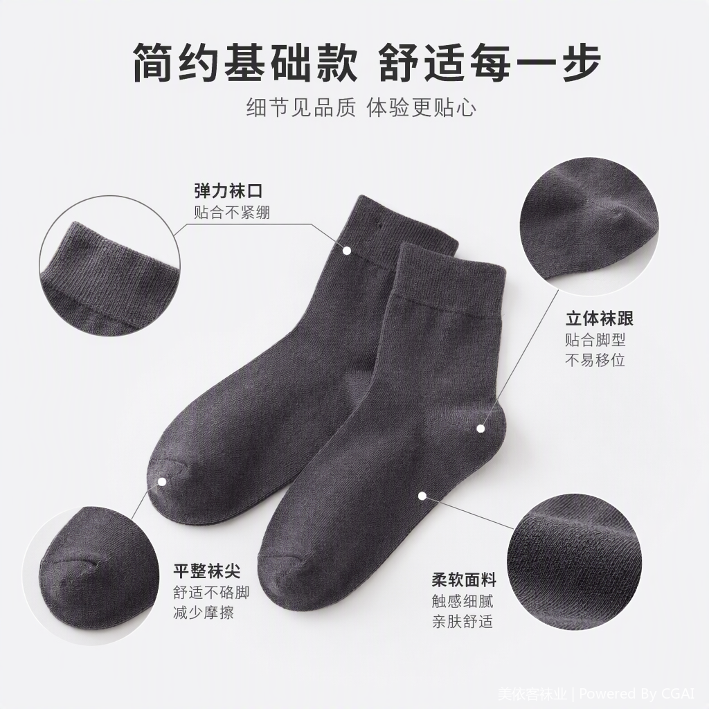 Cómodo y transpirable varios estilos de lencería calcetines casual versátil deporte mujer hombre multicolor y multitamaño elegir Application Scenario
