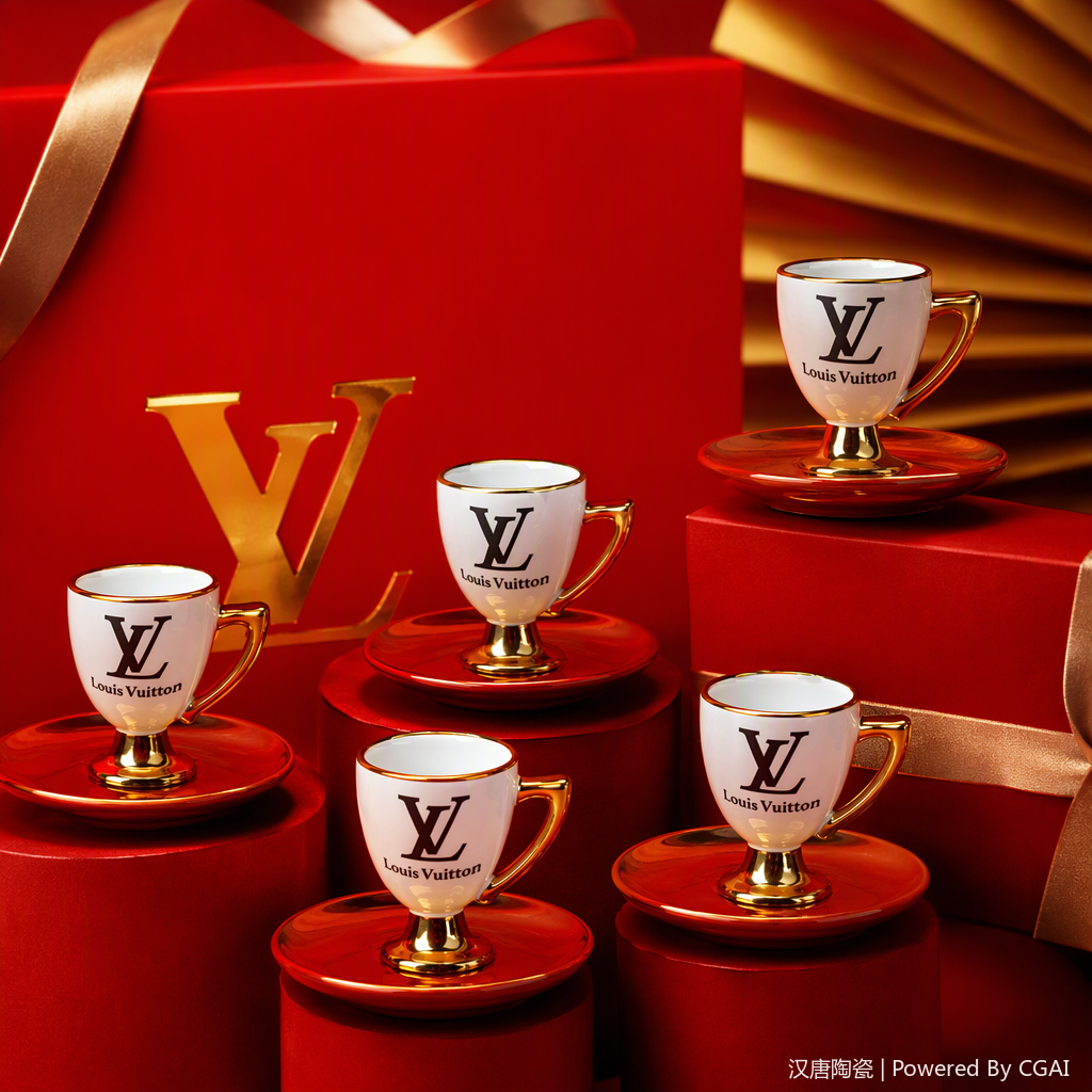 A multi-functional coffee set, a practical combination of portable coffee cups, coffee POTS, coffee spoons and coffee filters for home use Item Picture