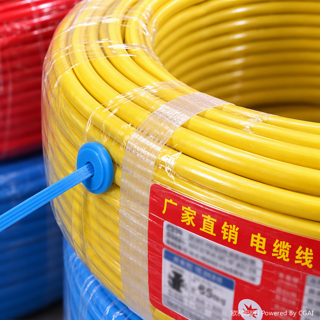 High-quality and durable power cord, multi-core electrical wiring, safe and reliable, household and industrial cable Specification image