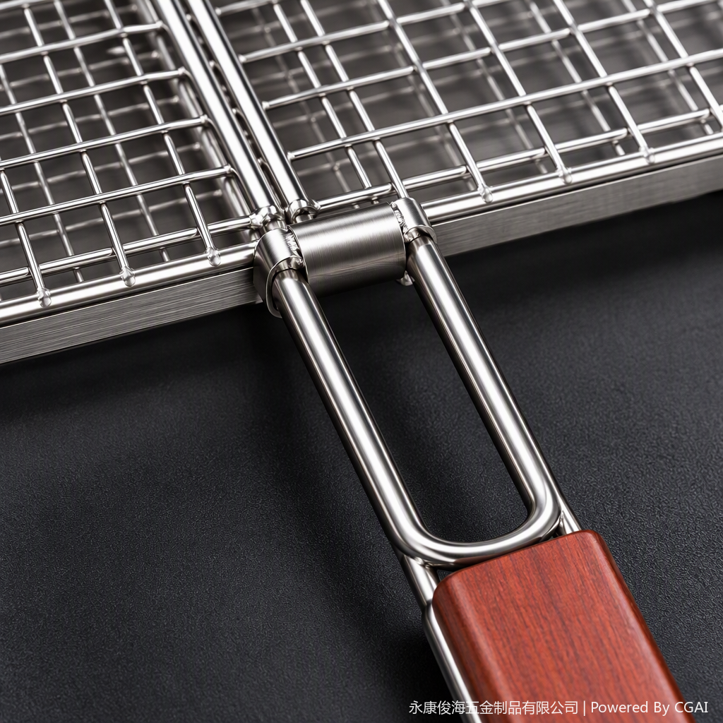 Multi-functional portable barbecue rack, barbecue utensils, stainless steel barbecue mesh, outdoor barbecue wonder, skewer rack, grill accessories Application Scenario