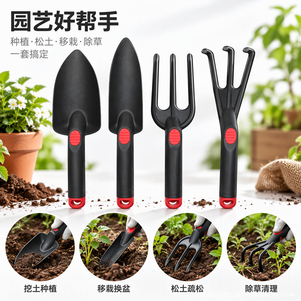 Conjunto de herramientas de jardín multifunción tijeras de poda domésticas herramientas de jardinería herramientas de mantenimiento de flores combo Item Picture