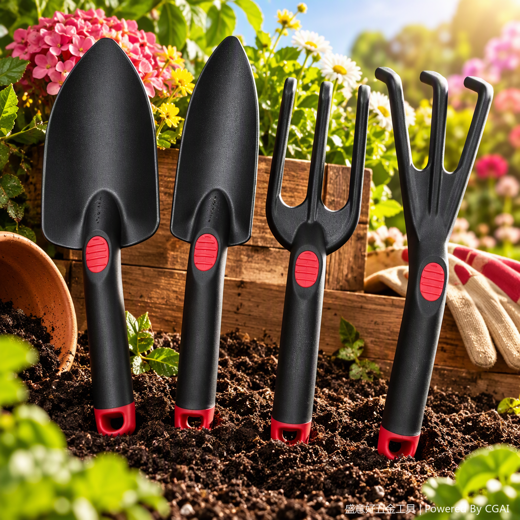 Multi-functional gardening tool set, household pruning scissors, garden trimming and flower care tool combination