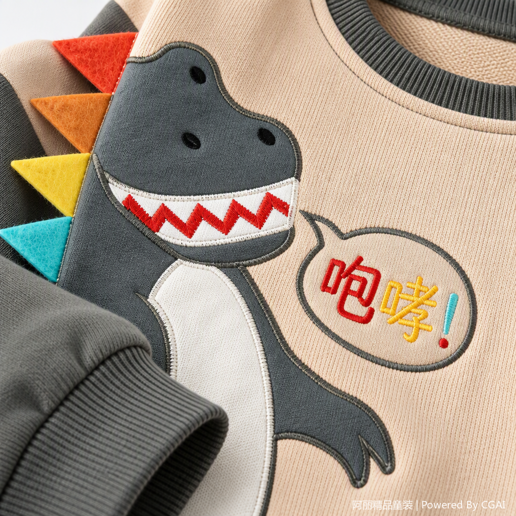 Children's casual sweatshirt, spring and autumn style, baby cartoon long-sleeved top, children's sportswear, children's sweatshirt, trendy and versatile Application Scenario