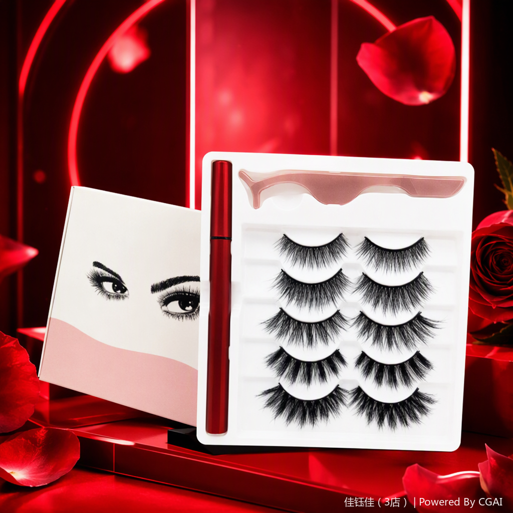Professional false eyelash beauty tools are long-lasting, natural and thick, suitable for multiple scenarios, lightweight and easy to stick