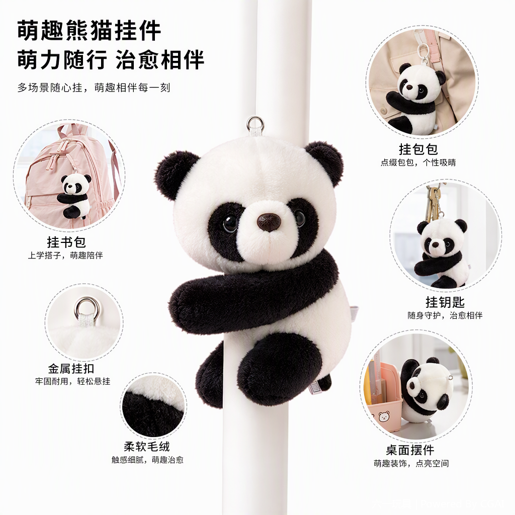 包包挂件/挂件/毛绒挂件/星星人/玩偶细节图