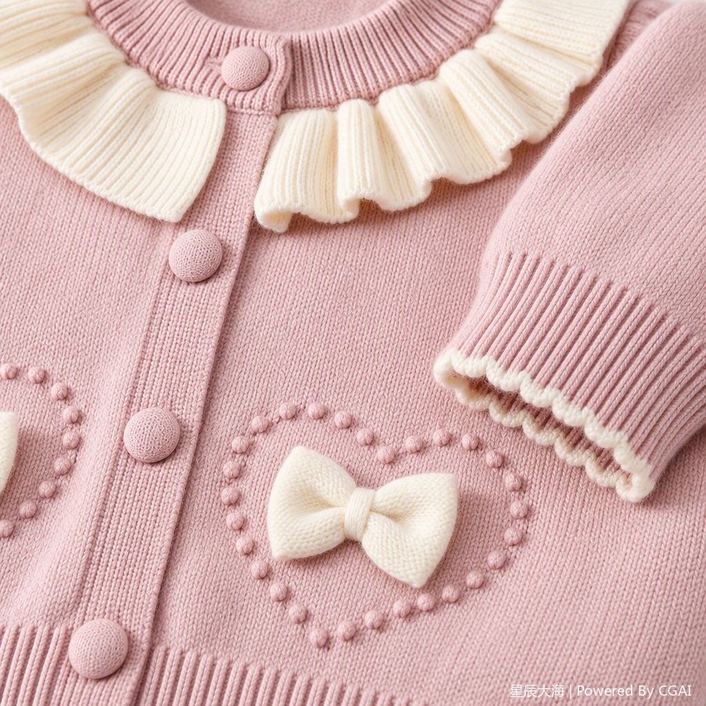 Cute cartoon children's knitted sweater, new autumn and winter baby warm top, children's clothing, children's style knitted sweater Application Scenario