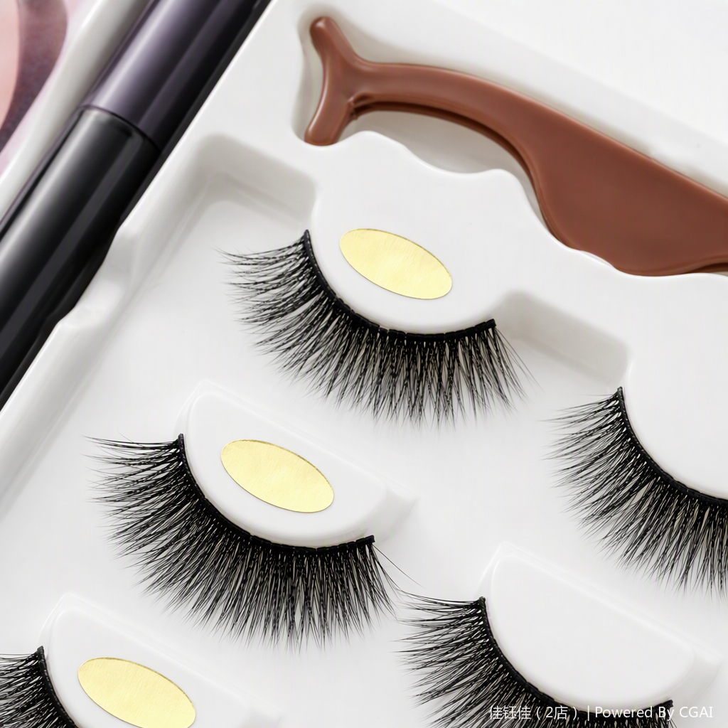 Natural thick false eyelash beauty tool, long-lasting and non-fading, suitable for professional makeup accessories