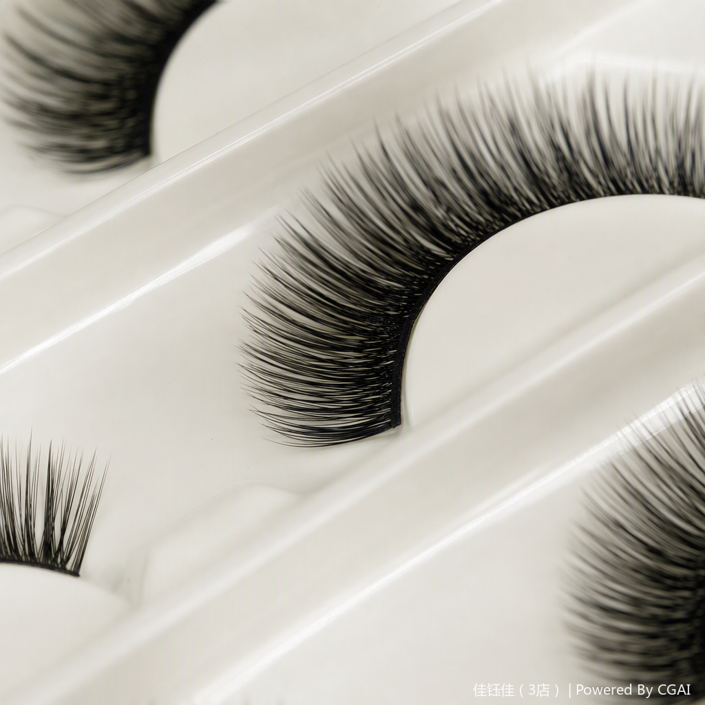 Natural thick false eyelash makeup tool, long-lasting, slender and thick natural makeup look, suitable for multiple styles