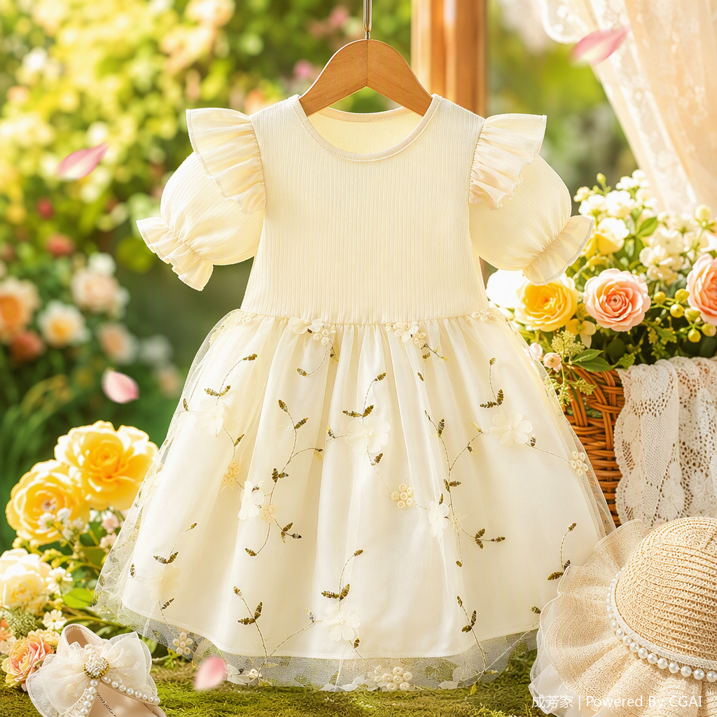 A fashionable, elegant, long, slimming, and versatile women's dress, a new summer trend style Item Picture
