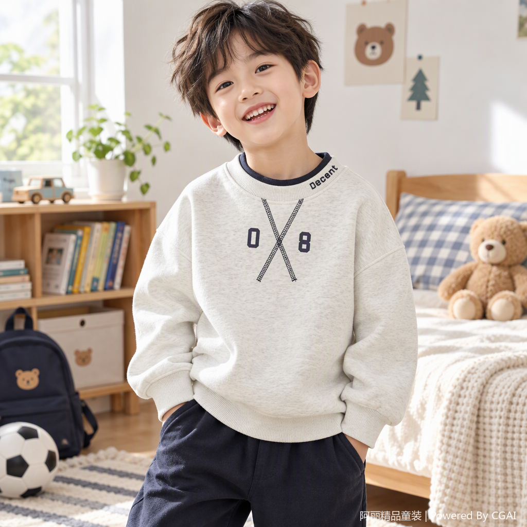 Children's autumn and winter knitted tops, cute cartoon long-sleeved warm children's clothing, soft and comfortable children's knitted sweaters Application Scenario