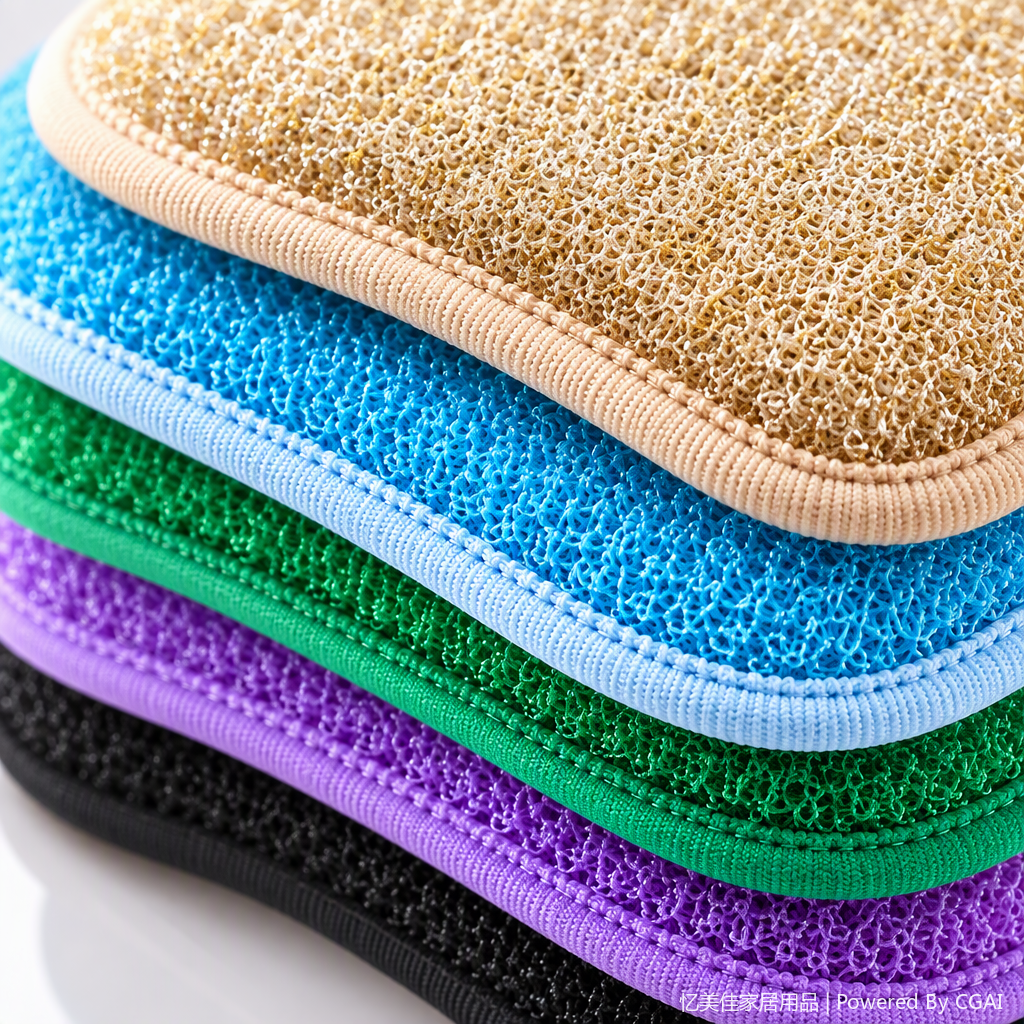 Multi-functional sponge cleaner, household cleaning product, kitchen dishwashing cloth, durable and soft, essential for daily use Specification image