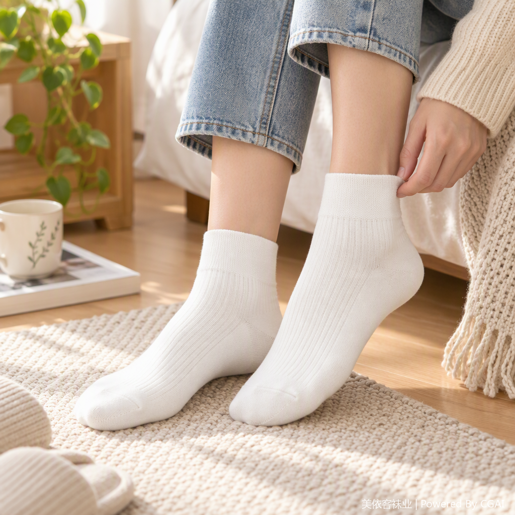 Cómodo transpirable colorido casual calcetines deportes de algodón para mujeres y hombres calcetines versátiles estilo de tendencia Application Scenario