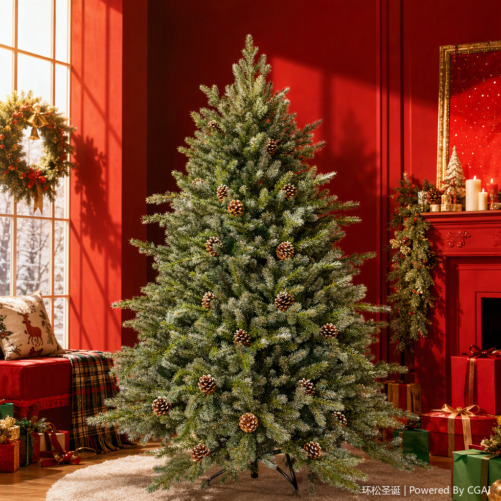 Creative office Christmas tree decorations, festival culture, festival atmosphere arrangement, Christmas gifts and promotional items details Picture
