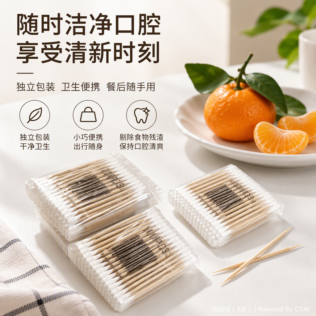 Soft and delicate makeup cotton swab set, beauty care and makeup tools, gentle hydrating makeup remover cotton swab combination Application Scenario