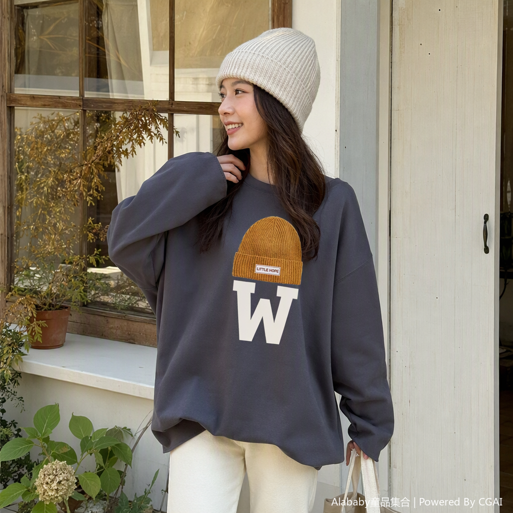Comfortable and casual sportswear hoodies for men and women, thin and loose pullover sportswear for spring and autumn, trendy and versatile details Picture