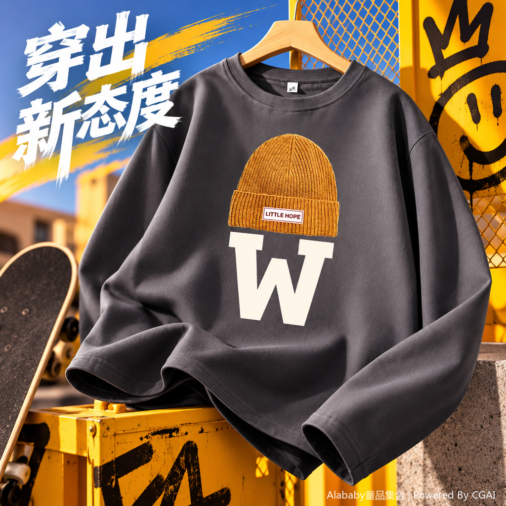 Comfortable and casual sportswear hoodies for men and women, thin and loose pullover sportswear for spring and autumn, trendy and versatile Specification image
