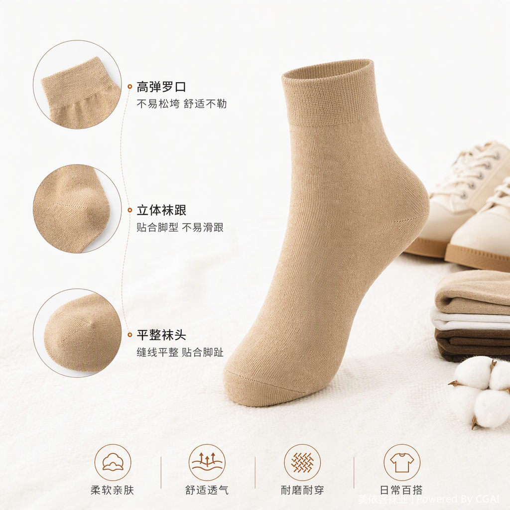 Comfortable and breathable multi-color and multi-size underwear and sock sets for casual and sporty women and men Item Picture
