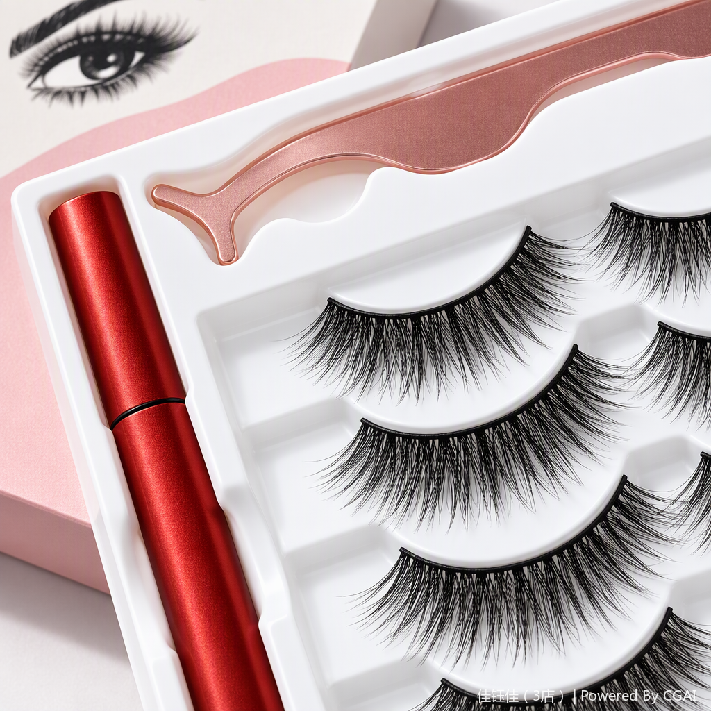 In stock/price negotiable. Natural thick false eyelashes, long-lasting and slender beauty tools, light and easy to stick, natural makeup look, suitable for many occasions