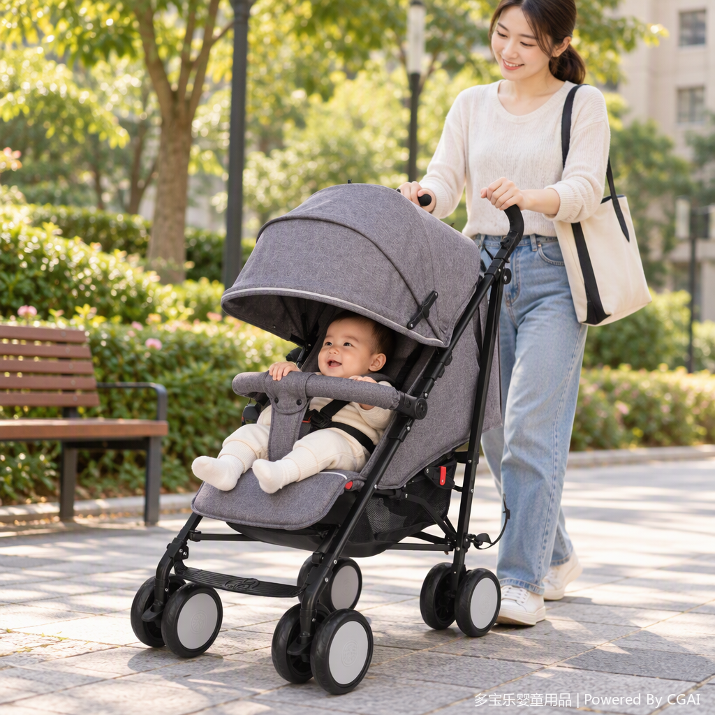 Multi-functional baby stroller, lightweight folding stroller, baby seat, infant stroller, children's stroller products Application Scenario