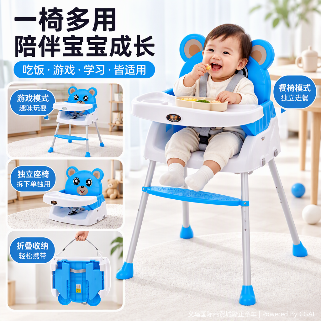 Baby cradle, rocking chair, multi-functional stroller, crib, backpack seat, portable, safe and comfortable, suitable for newborns' leisure and entertainment Specification image