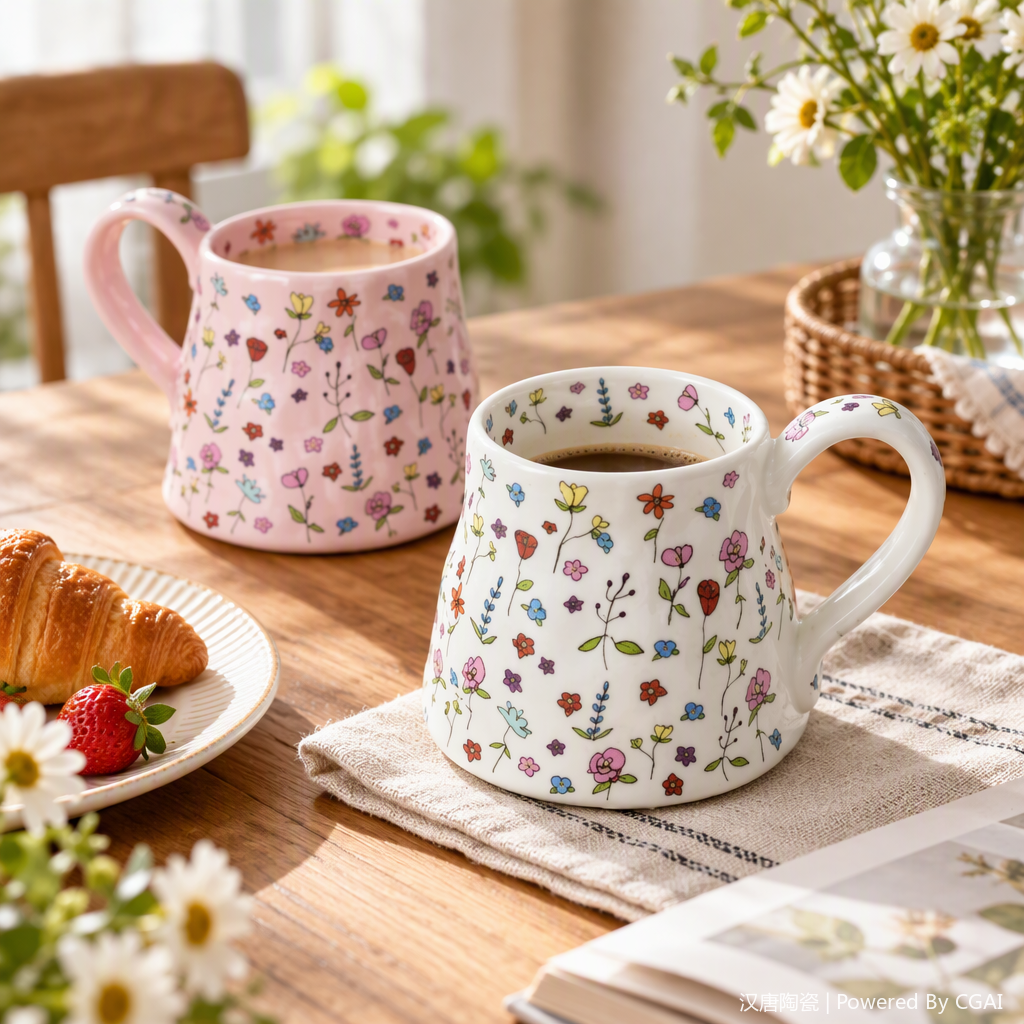 Оригинальная керамическая керамика, домашняя чашка, кратко напоминающая модный офисный офис, подаривший стакан с водой details Picture