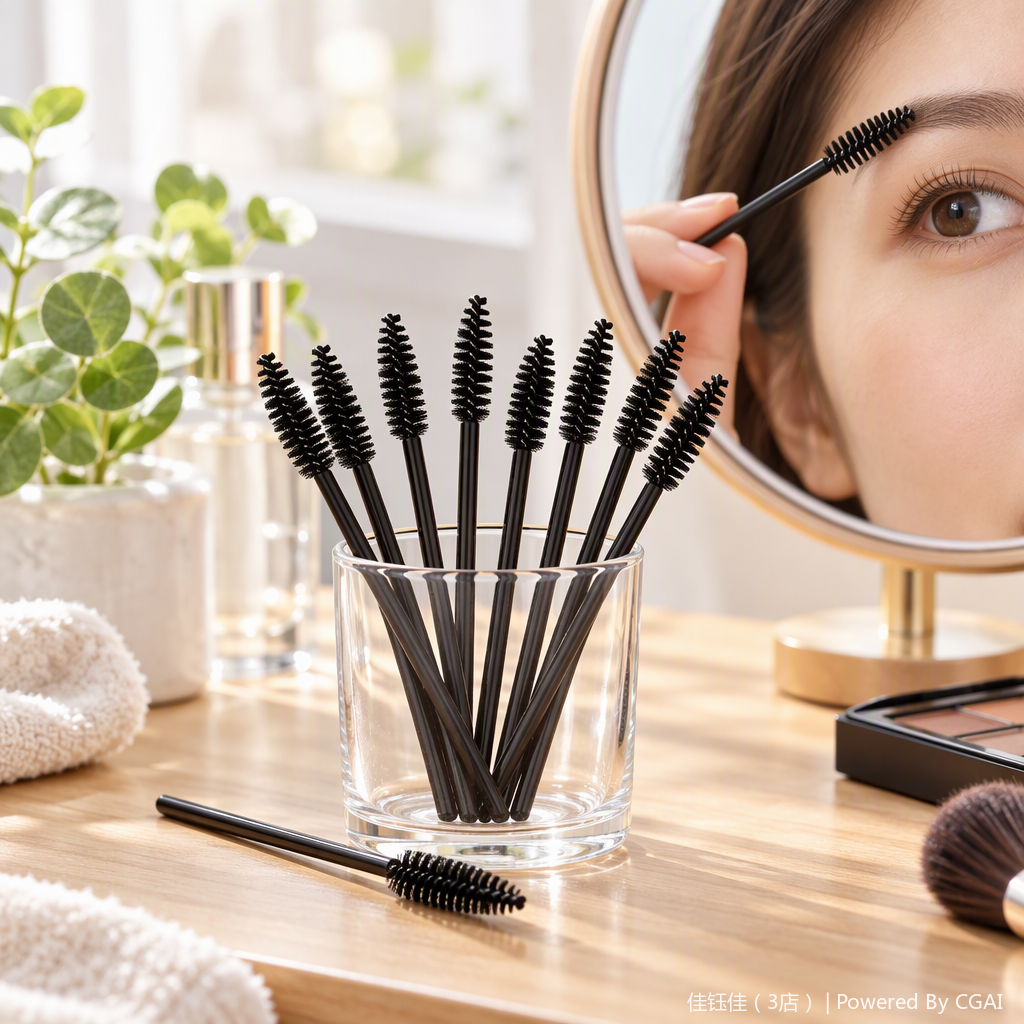 Professional multi-functional eyebrow brush makeup tool, fine and soft bristle eyebrow modification brush, natural and long-lasting, suitable for both men's and women's makeup Specification image