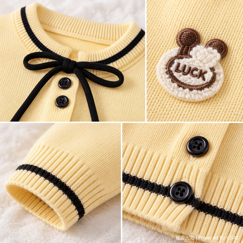 Imported infant and toddler clothing for spring and summer, soft and comfortable baby and toddler clothing sets, trendy styles Item Picture