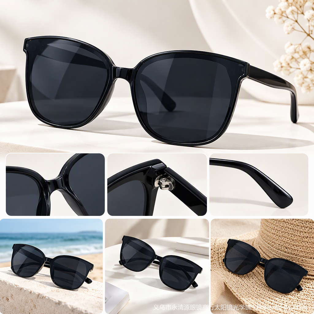 Fashionable polarized sunglasses for men and women, trendy sunglasses for UV protection, casual driving sunglasses for men and women Application Scenario