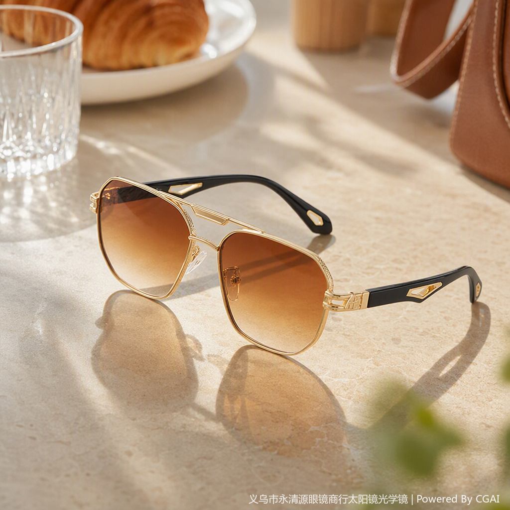 Fashionable polarized sunglasses for men and women, large-framed sunglasses for UV protection, casual and sporty style Application Scenario