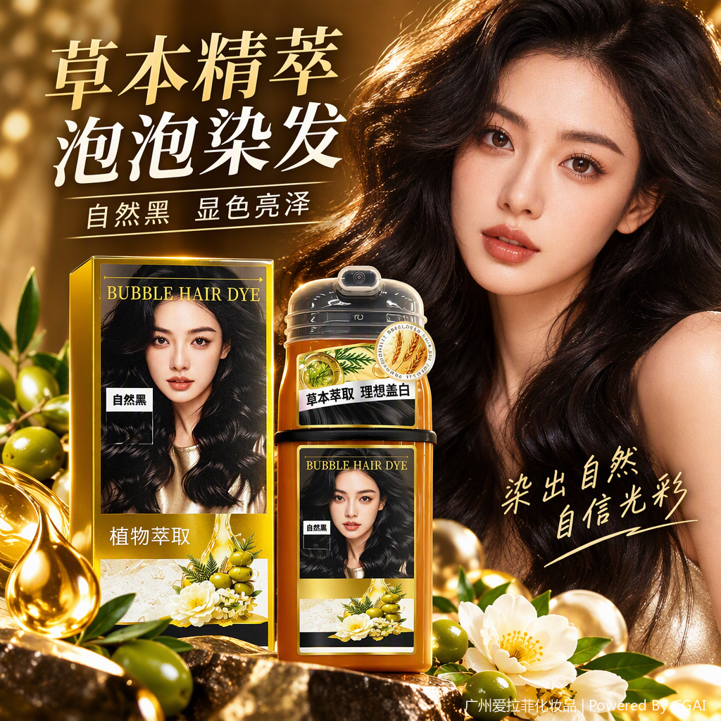 Professional hair dye, long-lasting dyeing hair conditioner, hair dye cream, hair dye liquid, hair dye cream, hair dye paste, hair care and dyeing products Application Scenario